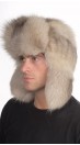 Pilkos spalvos rusiško modelio kailio kepurė